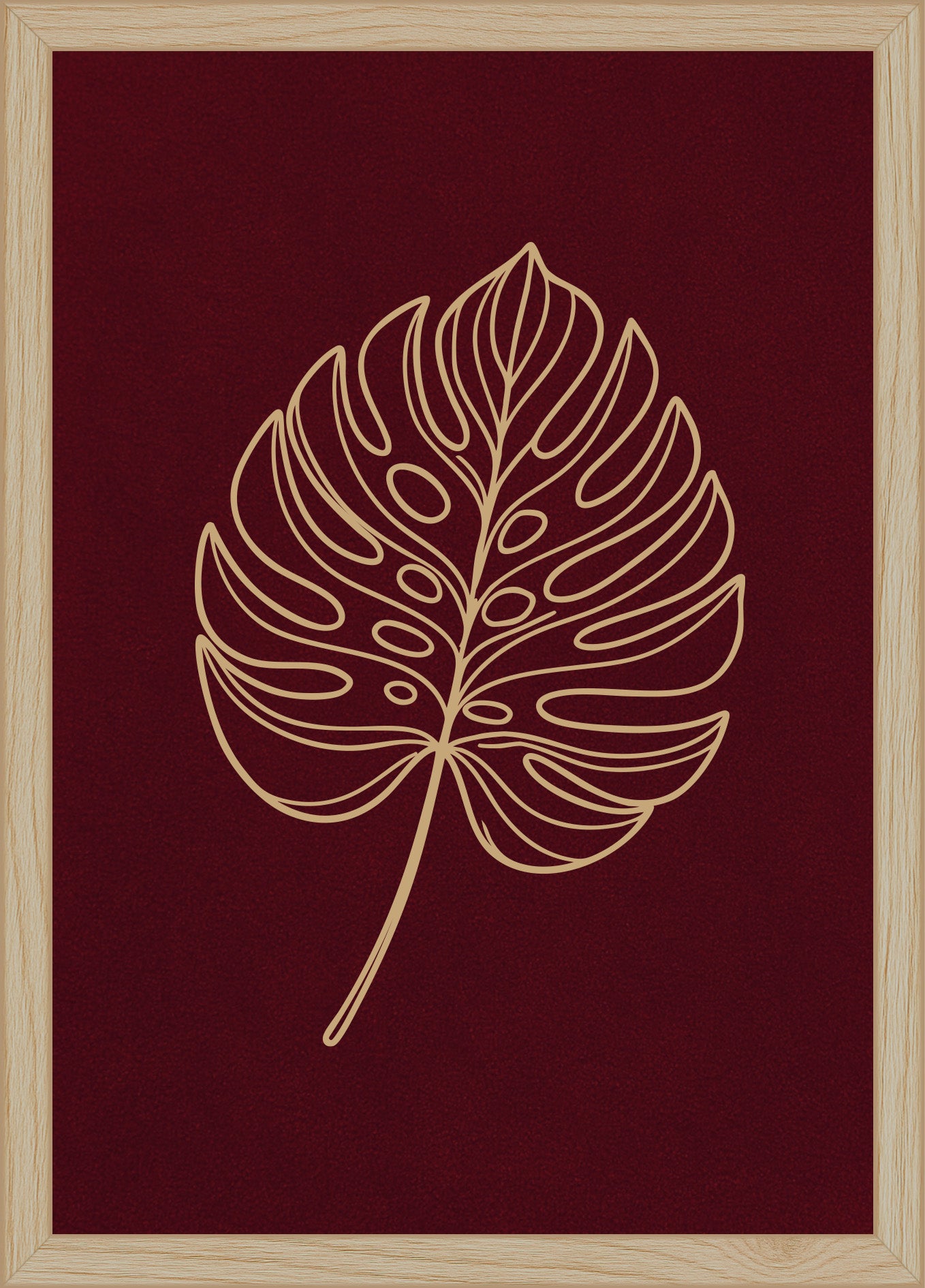 Woodand®| Liść Monstera