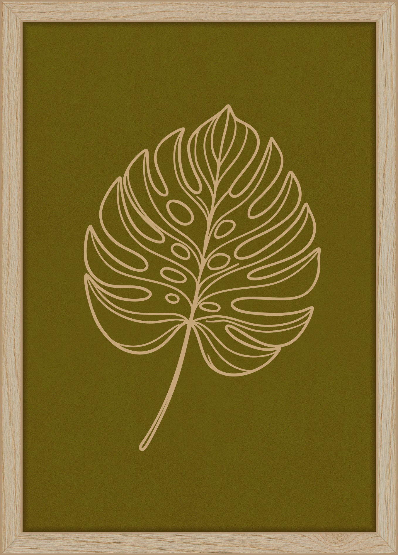 Woodand®| Liść Monstera