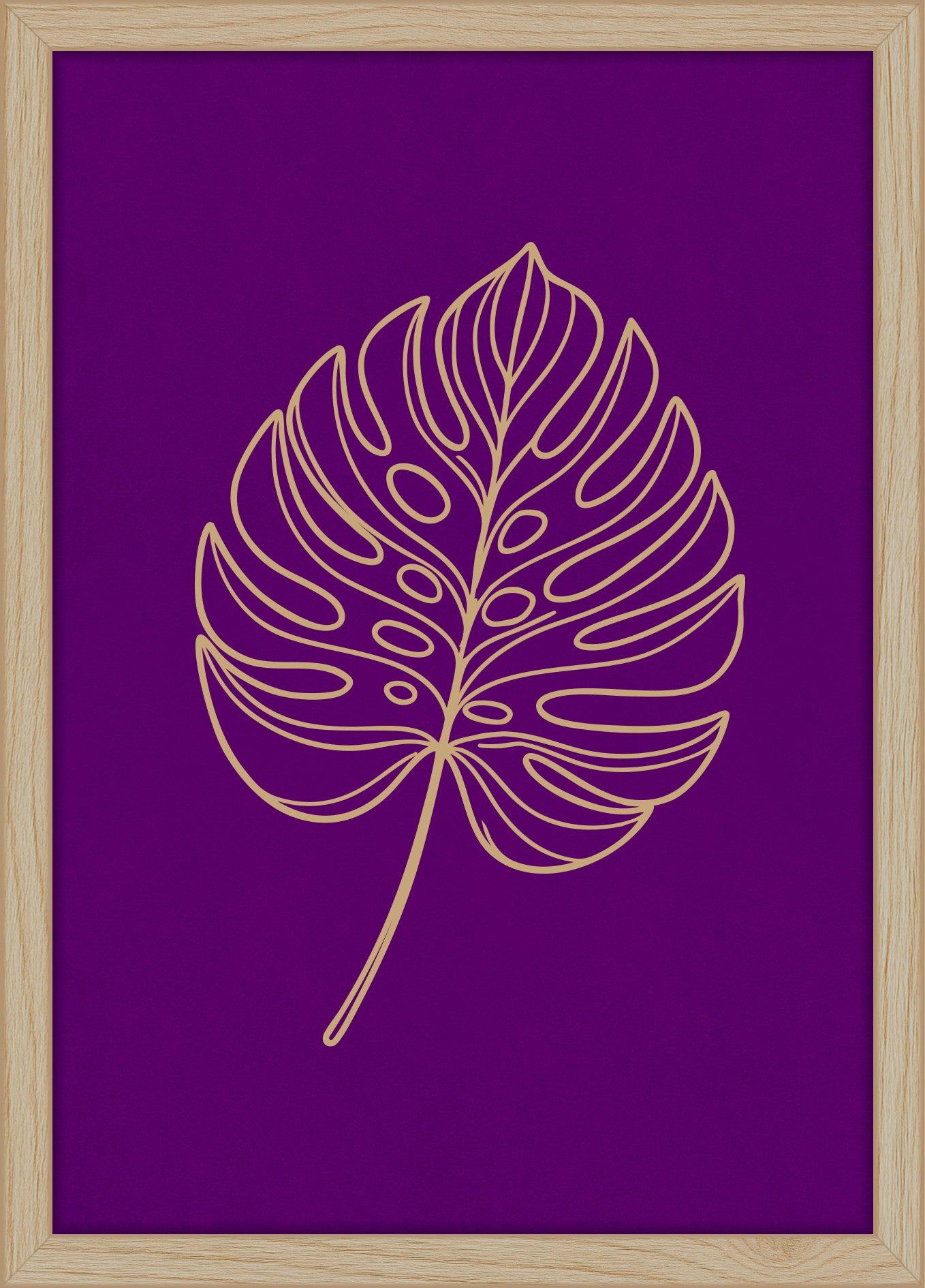 Woodand®| Liść Monstera