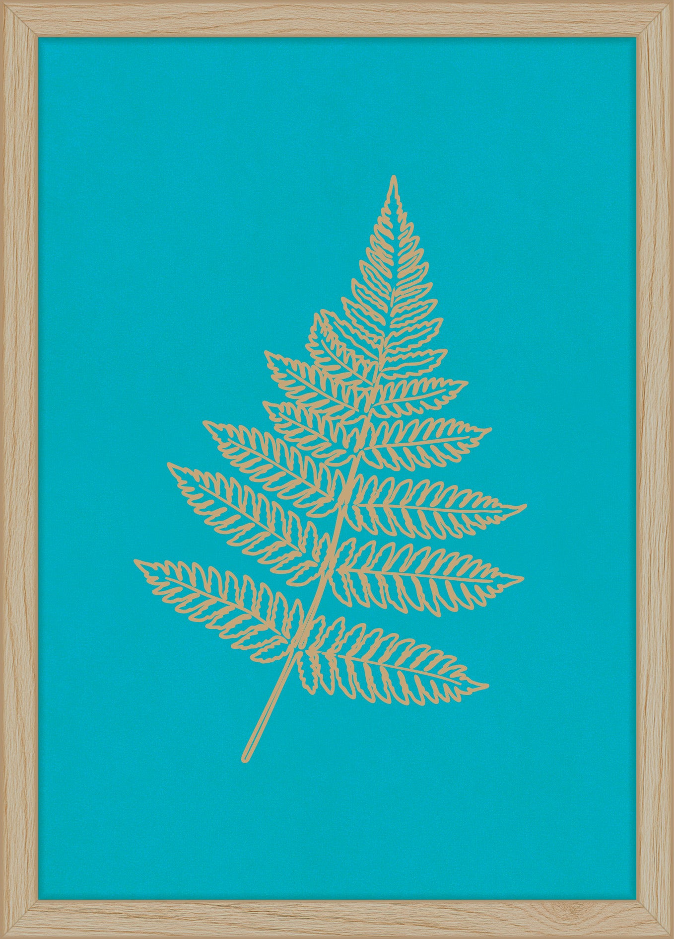 Woodand® | Leather Fern Leaf