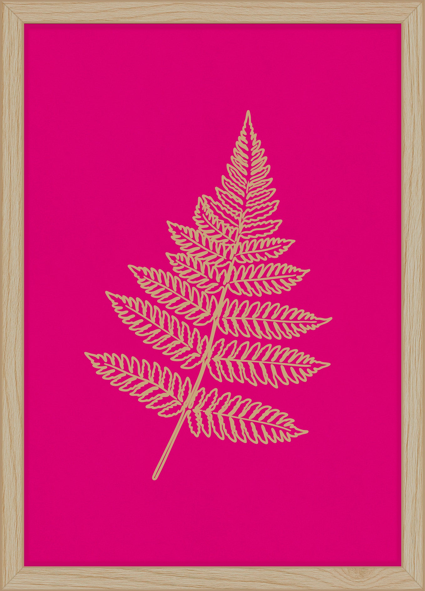 Woodand® | Leather Fern Leaf