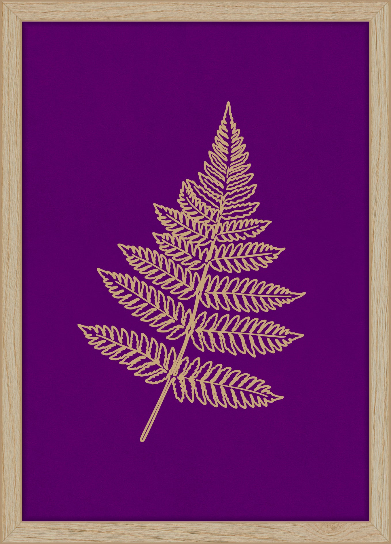 Woodand® | Leather Fern Leaf