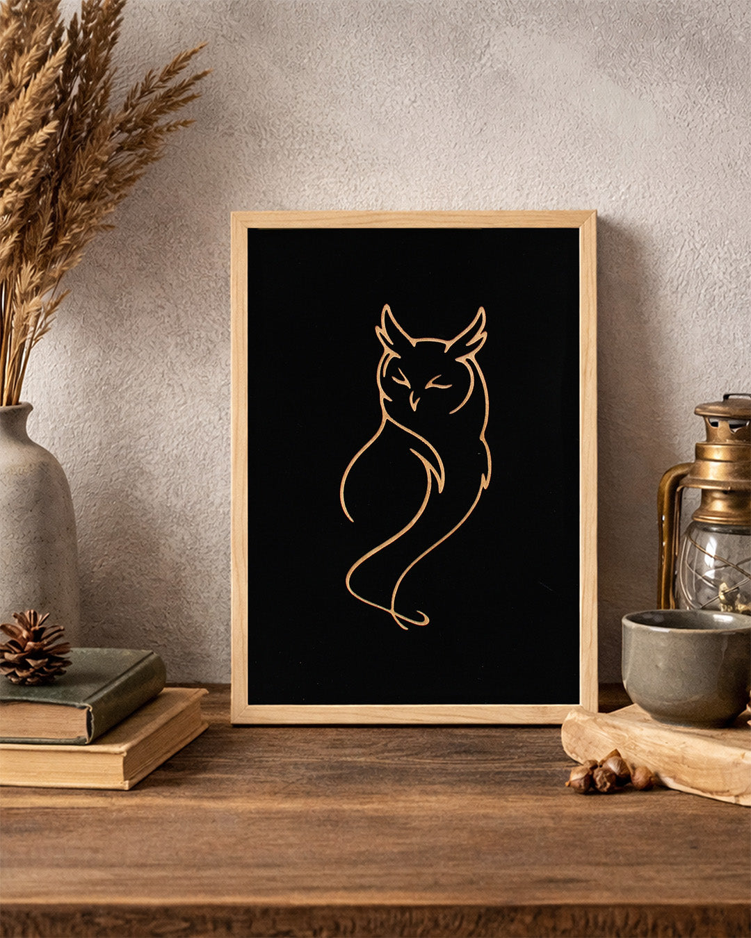 Woodand®| Uil in frame - sfeerfoto