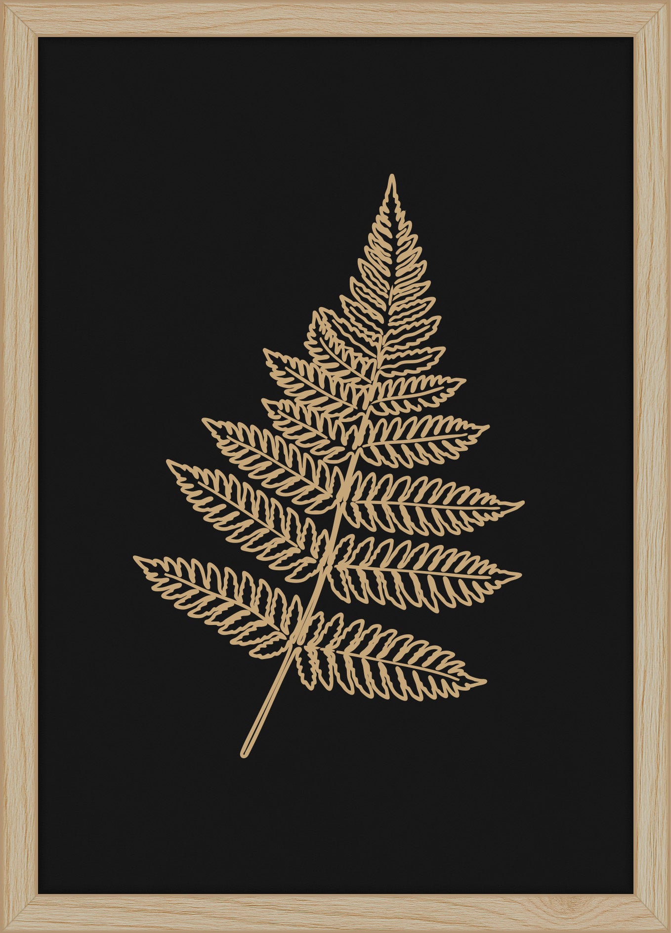 Woodand® | Leather Fern Leaf
