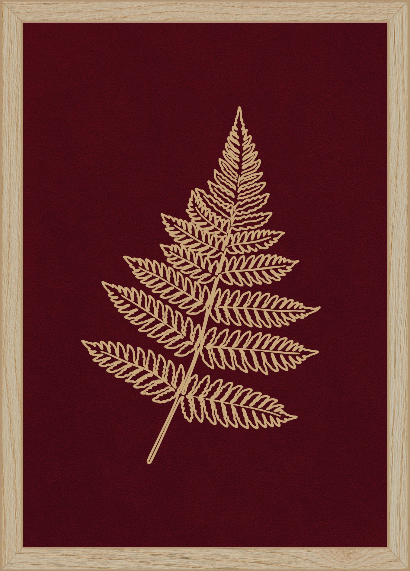Woodand® | Leather Fern Leaf