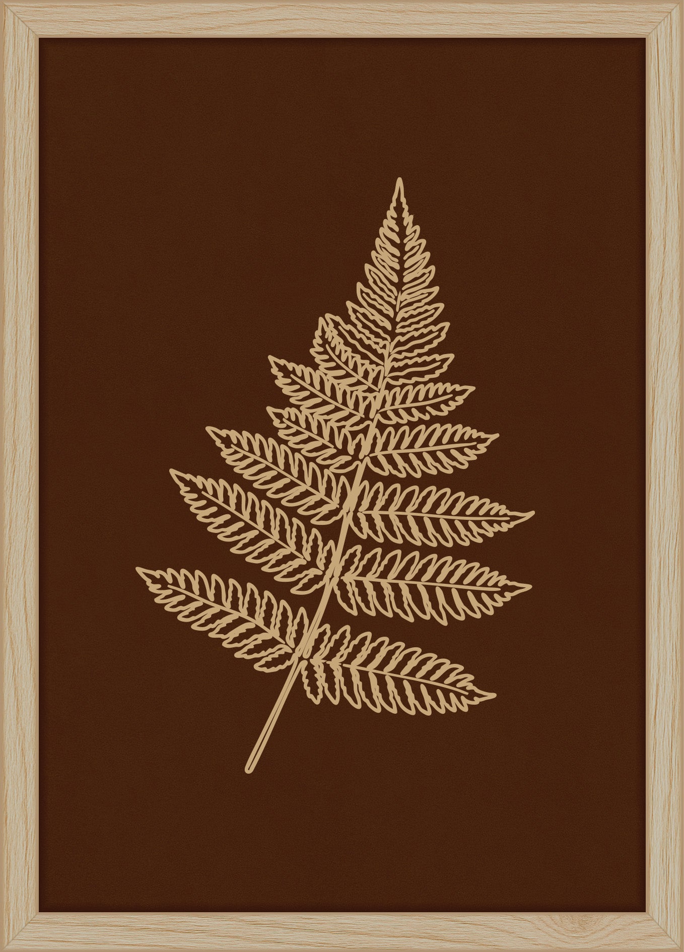 Woodand® | Leather Fern Leaf