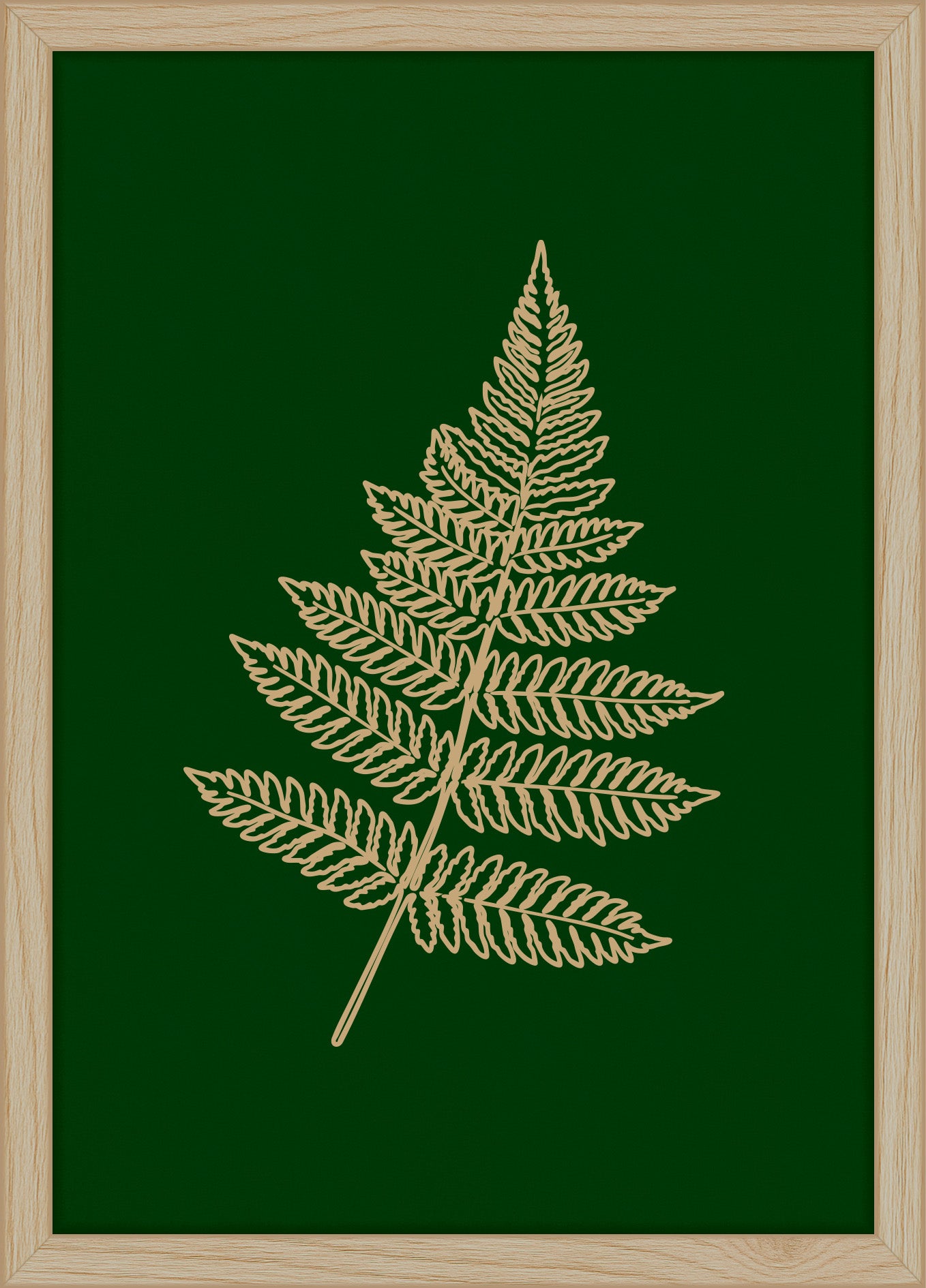 Woodand® | Leather Fern Leaf