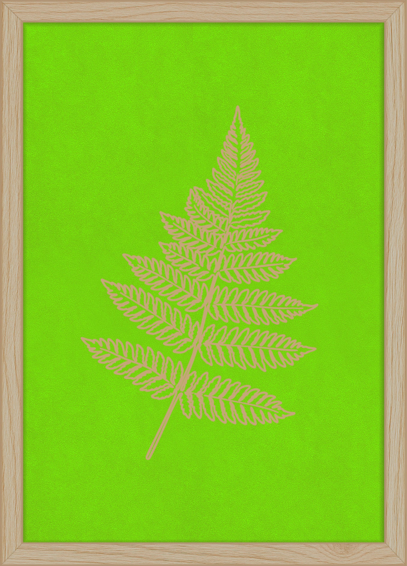 Woodand® | Leather Fern Leaf