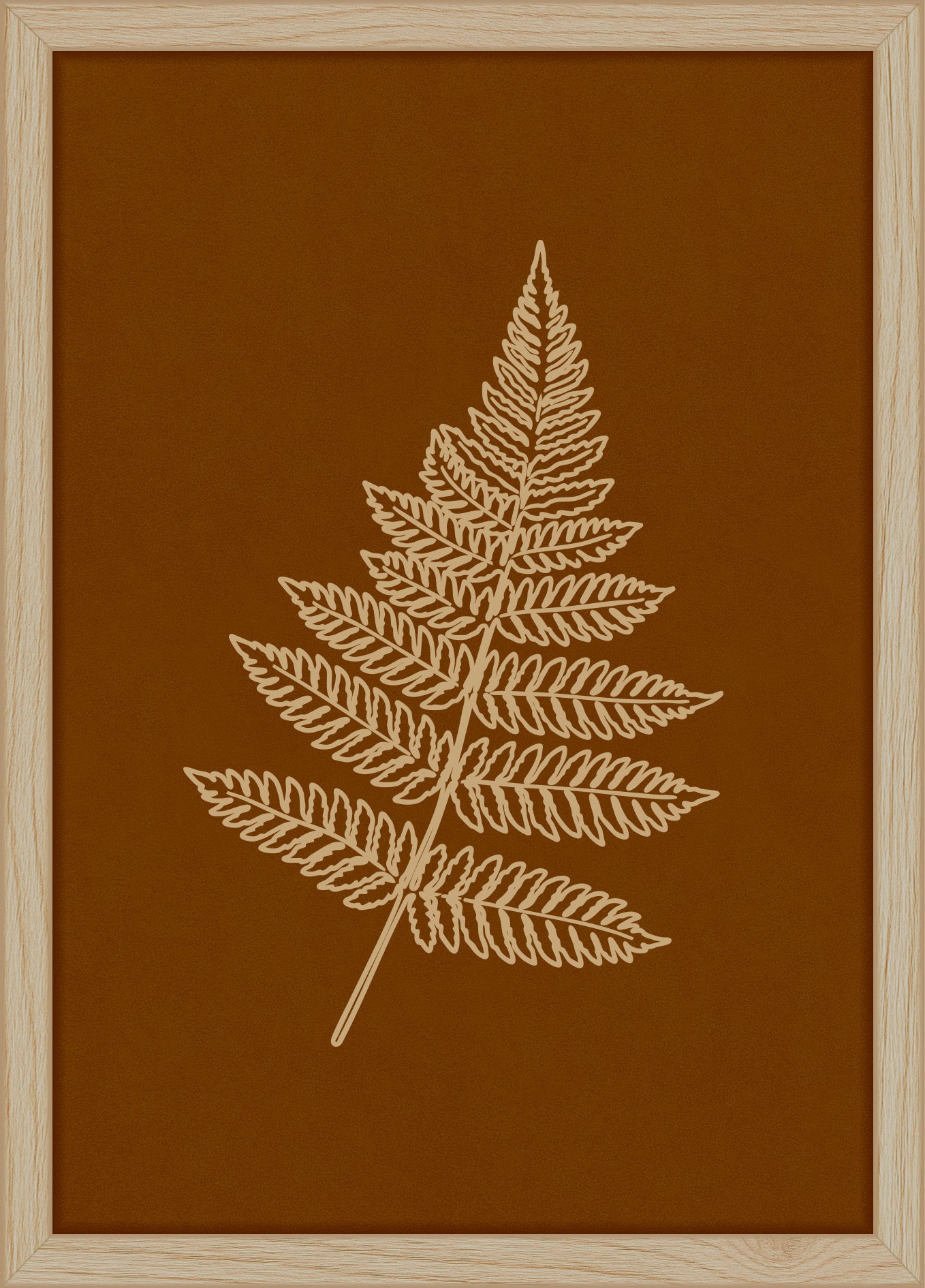 Woodand® | Leather Fern Leaf
