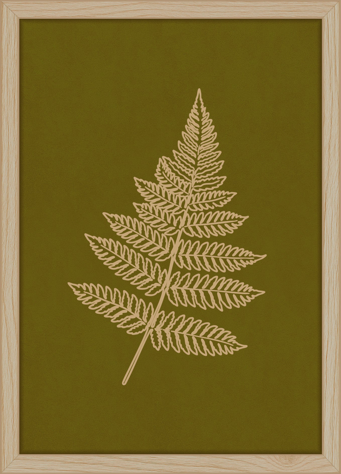Woodand® | Leather Fern Leaf